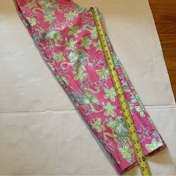 Lilly Pulitzer rocka hula monkey print pants sz 12 vintage ‘90’s - Picture 9 of 14
